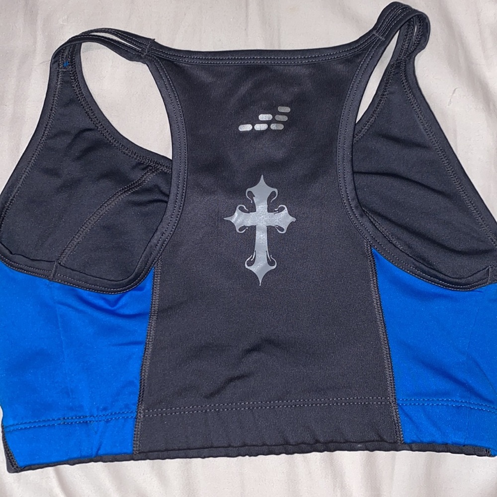Unique bcg sports bra cross